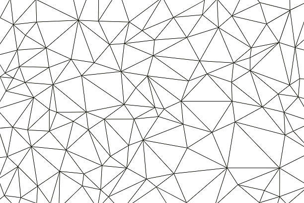 abstract  polygonal  background simple vector outline of polygonal background; eps8; zip includes aics2, high res jpg crystal stock illustrations