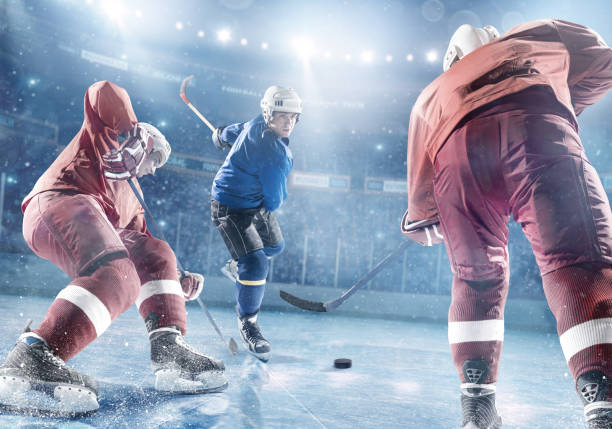 istock Ice hockey players in action 533885433