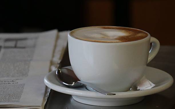istock Cup of hot latte art coffee 533886913