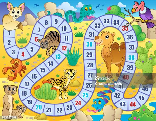 Board Game Theme Image 2 Stock Illustration - Download Image Now - 2015, Animal, Animal Themes