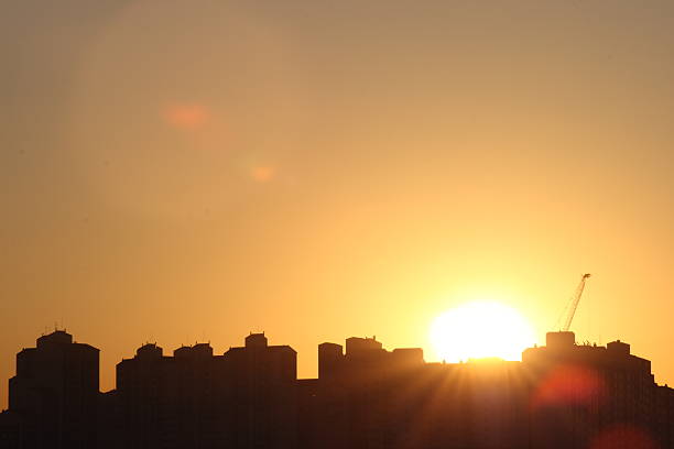 istock Sunrise in city 533888371