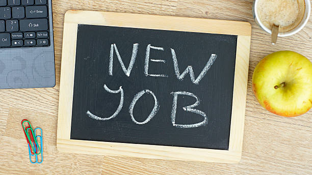 istock New job written 533889513
