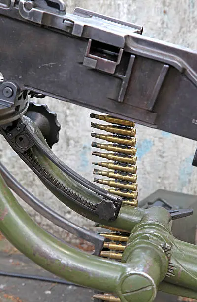 Old machinegun from world war II
