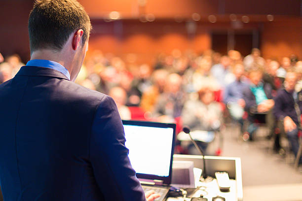 istock Public speaker at Business Conference. 533892588