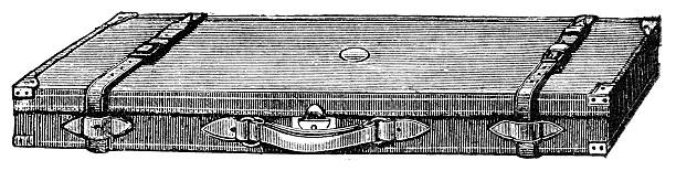 ilustrações, clipart, desenhos animados e ícones de de rifle caso - illustration and painting rifle hunting old fashioned