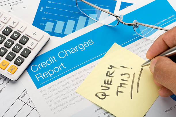 istock Credit card report form on a desk 533897186