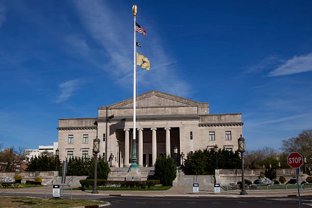 new jersey budynek kapitolu stanowego w trenton - new jersey trenton new jersey state capitol building government zdjęcia i obrazy z banku zdjęć