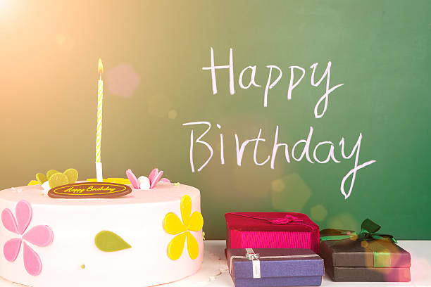 istock happy birthday:Celebration cake and gift with sparkler 533900162
