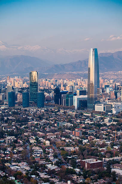 Santiago of Chile stock photo