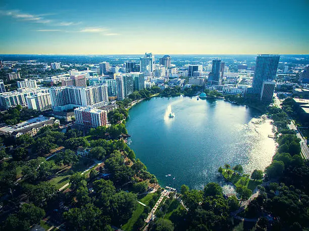 Lake Eola Park, Orlando Florida