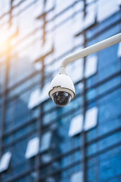 istock security camera in front of the office building 533903594