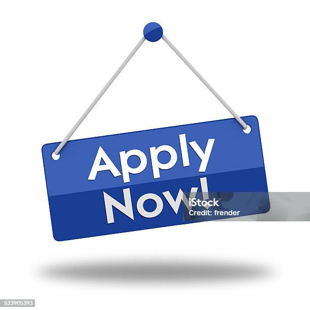 Apply Now Stock Photo - Download Image Now - Applying, Today - Single Word, Urgency
