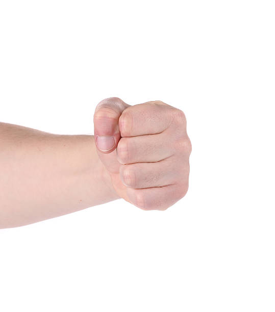 istock Clenched man fist. 533905477