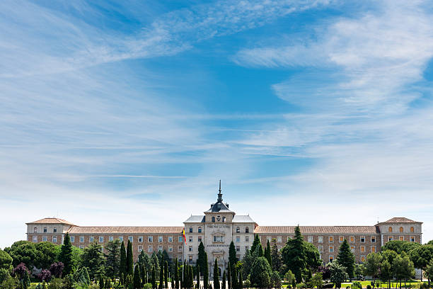 Infantry Academy in Toledo, Spain View of the historic Academia de Infanteria building in Toledo, Spain, a training center for the Spanish infantry. infantry stock pictures, royalty-free photos & images