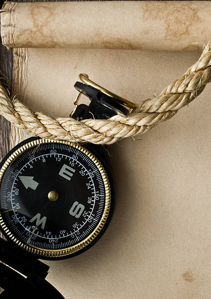 istock old compass and rope on grunge background 533906831