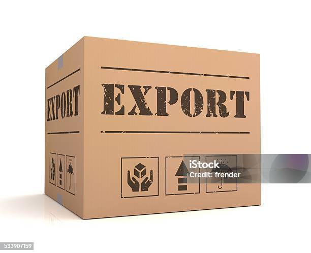 Export Stock Photo - Download Image Now - Balance, Box - Container, Business