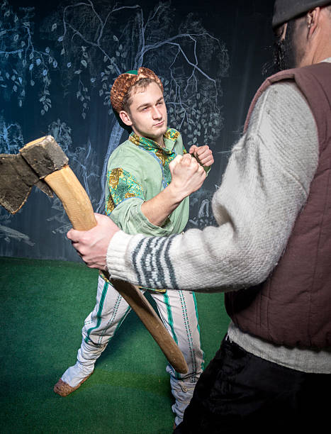 istock Russian man forests defender fighting against evil lumberjack 533907661