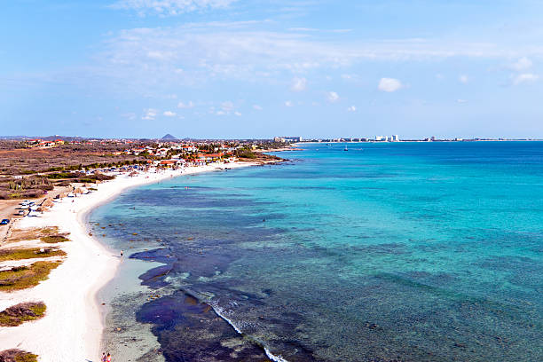 istock Aerial from Boca Catalina on Aruba island 533908344