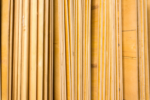 Plywood sheets in the warehouse