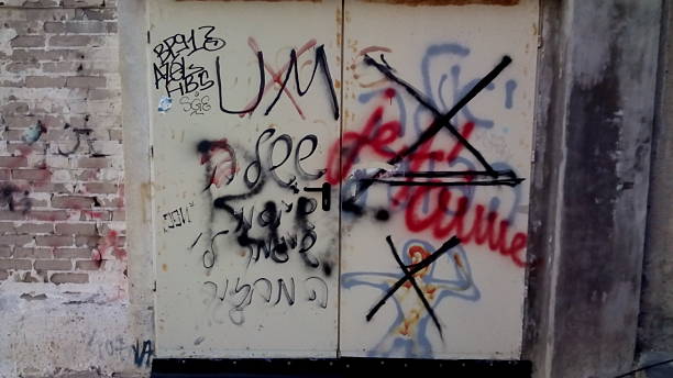 istock Graffiti on Utilitiy Closet 533911895