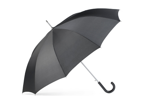 Black umbrella.