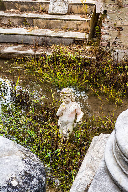 Archaic statue found at ancient Dion Archeological Site in Greece