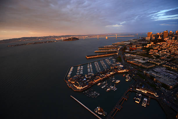 istock aerial view sunset san francisco 533914056