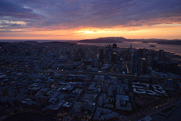 istock aerial view sunset san francisco 533914086