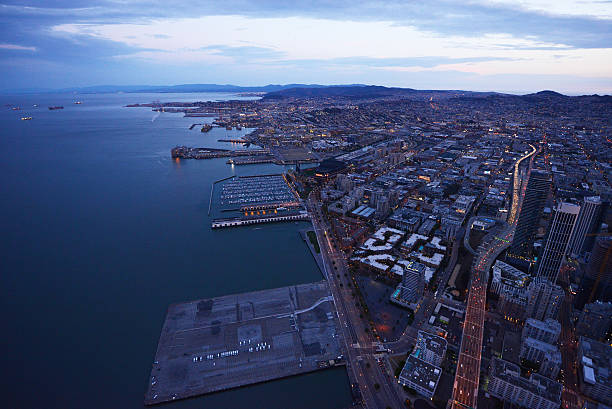 istock aerial view sunset san francisco 533914140