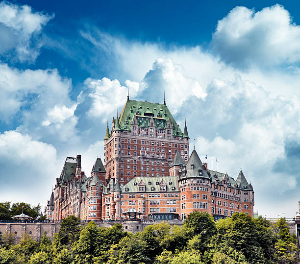 Chateau Frontenac Hotel in Quebec City, Canad Chateau Frontenac Hotel in Quebec City, Canada. chateau frontenac hotel stock pictures, royalty-free photos & images