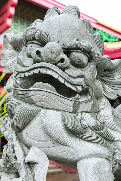 istock Chinese stone lions carved 533916266