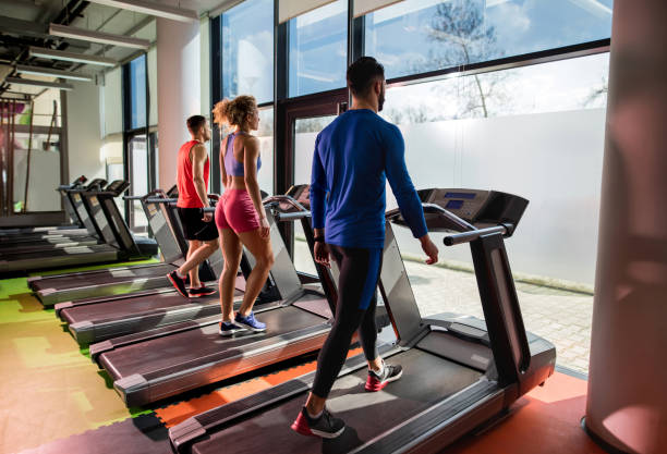 istock Small group of athletic people exercising in a gym. 533920970