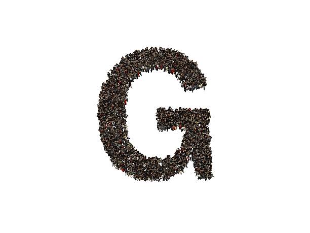 istock 3d characters forming the letter G 533924918