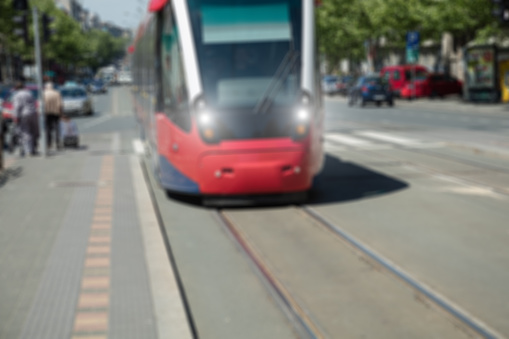 City transportaion - tramway.