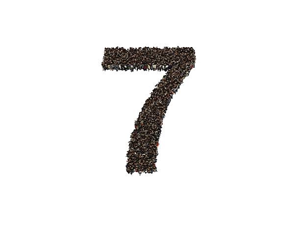 istock 3d characters forming the Number seven 533925450