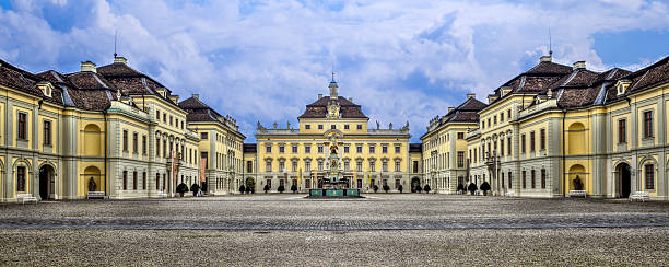 residential ludwigsburg palace - ludwigsburg stock-fotos und bilder