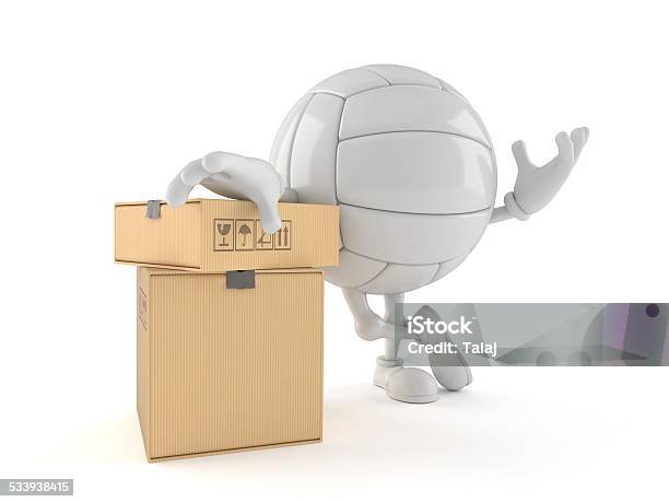 Volleyball Stock Photo - Download Image Now - 2015, Box - Container, Business Finance and Industry