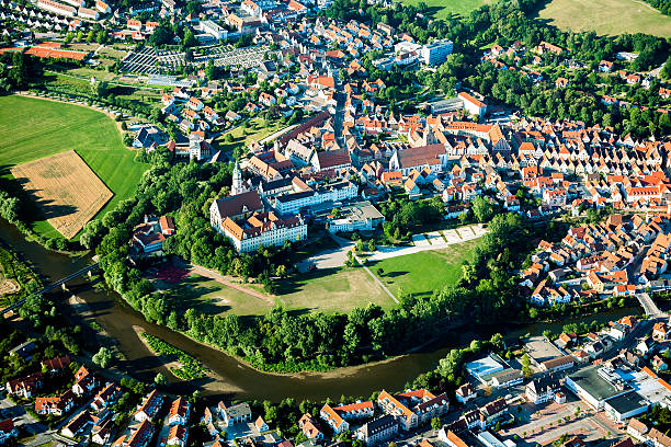 istock Old Town in Southern Germany Aerial View 533939453