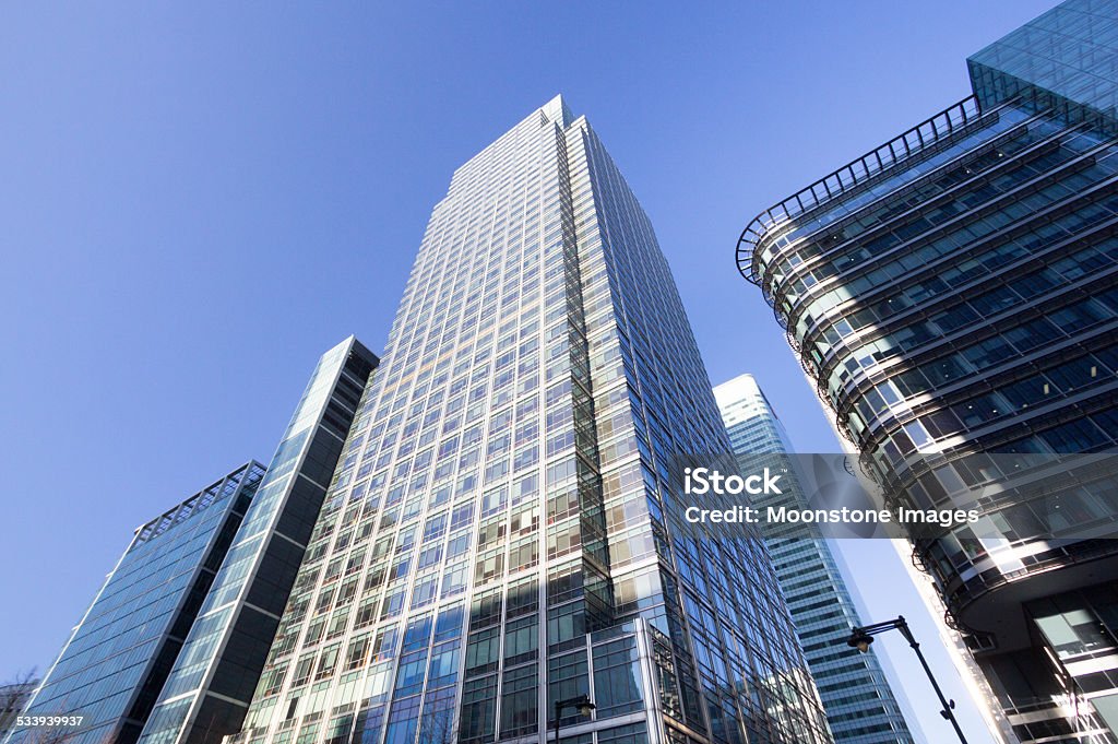 Canary Wharf, London Tower Hamlets - Lizenzfrei 2015 Stock-Foto