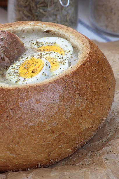 istock Zurek - sour rye soup. 533958823