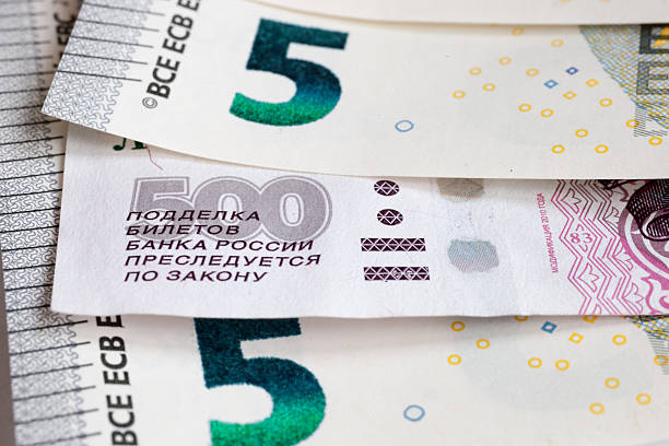 istock Euro and Russian money 533959573