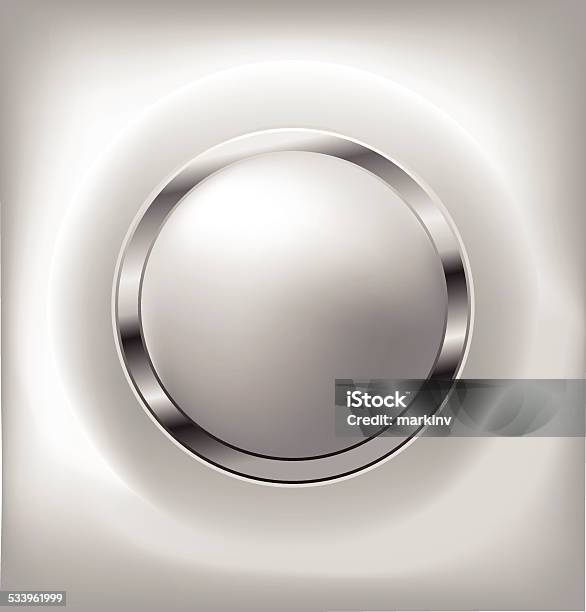Metal Button 2d Vector Vector Metal Button Stock Illustration - Download Image Now - 2015 ...