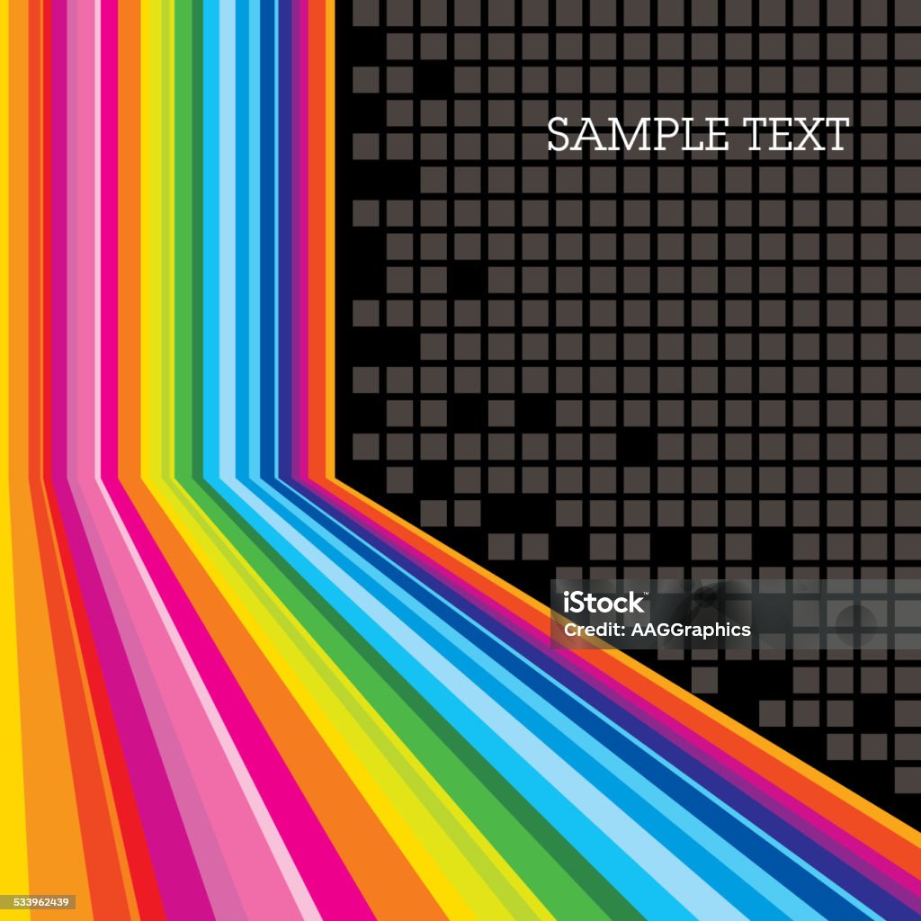 One Sample Background Vector Rainbow Abstract Background With Sample Text Stock Illustration ...