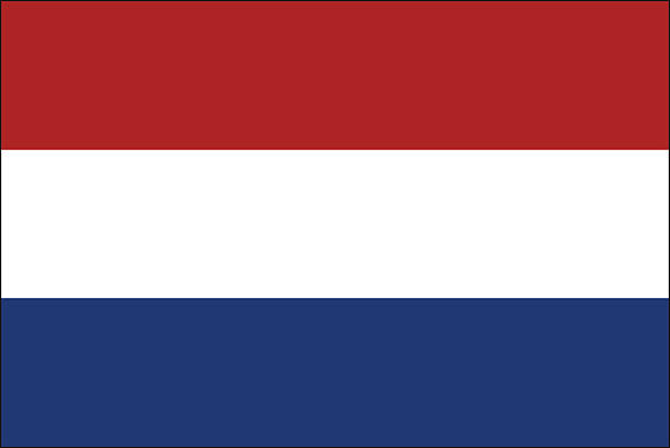 Netherlands flag vector art illustration