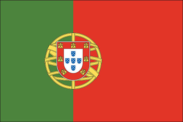 Portugal flag vector art illustration