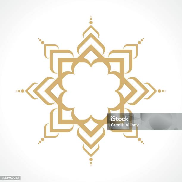 Oriental Pattern Stock Illustration - Download Image Now - Arabic Style, Pattern, Insignia