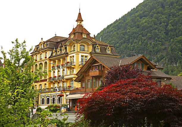 istock Hoheweg Promenade in Interlaken. Switzerland 533963675