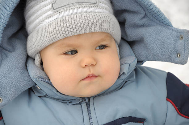 istock Baby portrait in winter 533964479