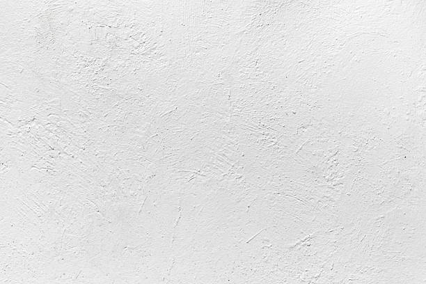 blanc mur en béton avec un plâtre. fond de la texture - plaster white textured wall photos et images de collection