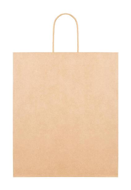 istock Blank brown paper bag on white background 533965159